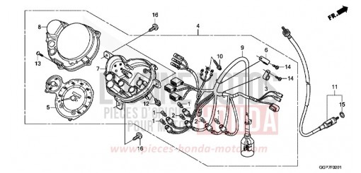 SPEEDOMETER (NSC502WH/T2) NSC502WHD de 2013